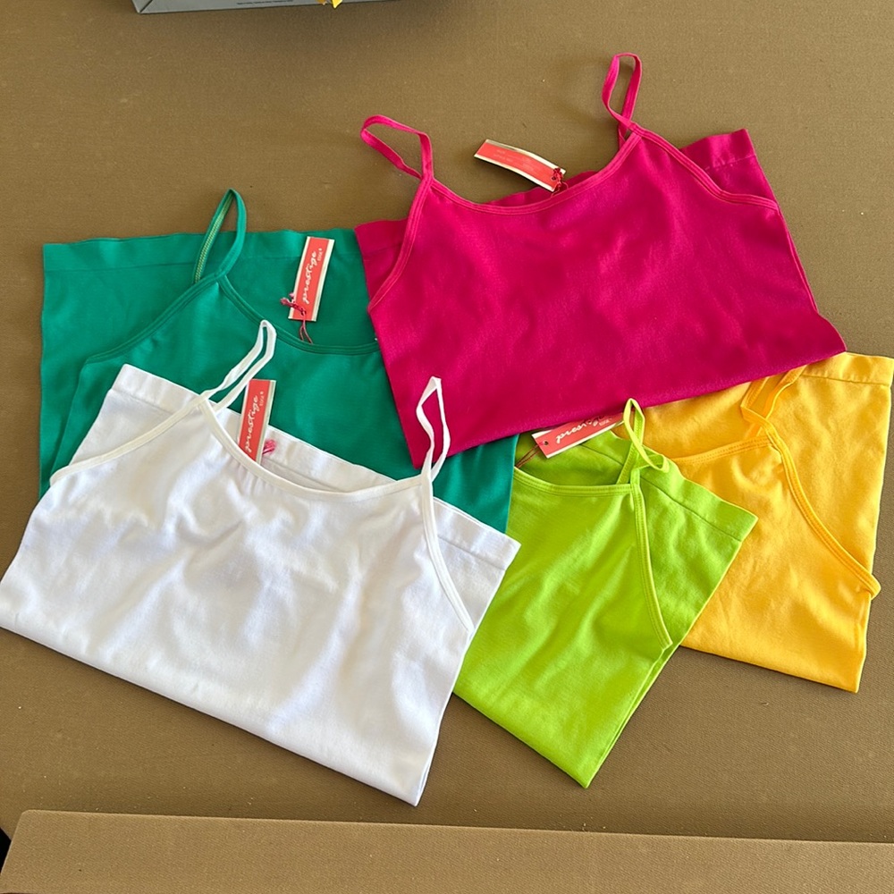 Prestige Edge tanks set of 5.